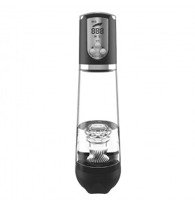 Electric LCD Digital Intelligent High-Vacuum Penis Pump (Chargeable - Black)